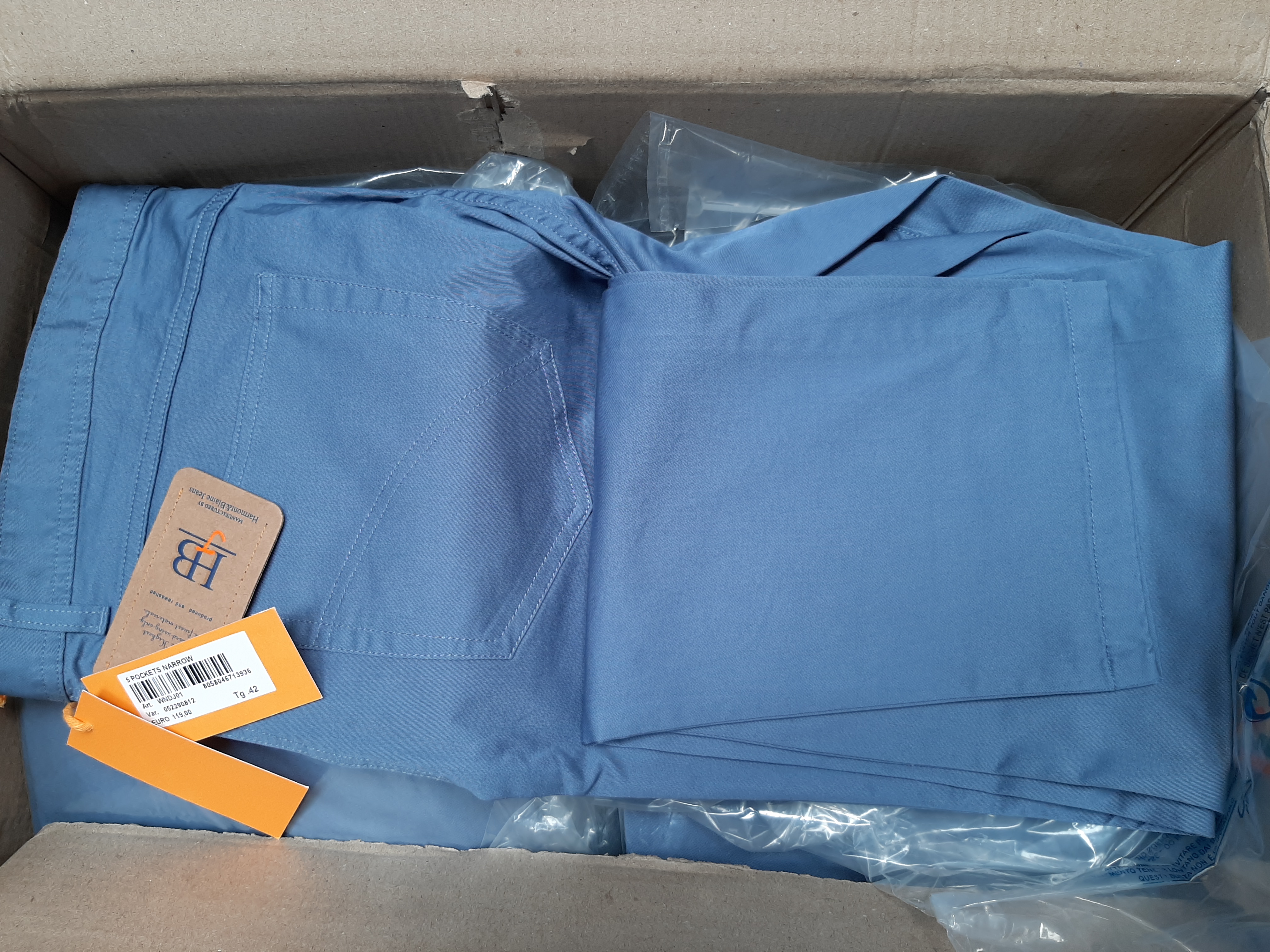 Garment condition.
