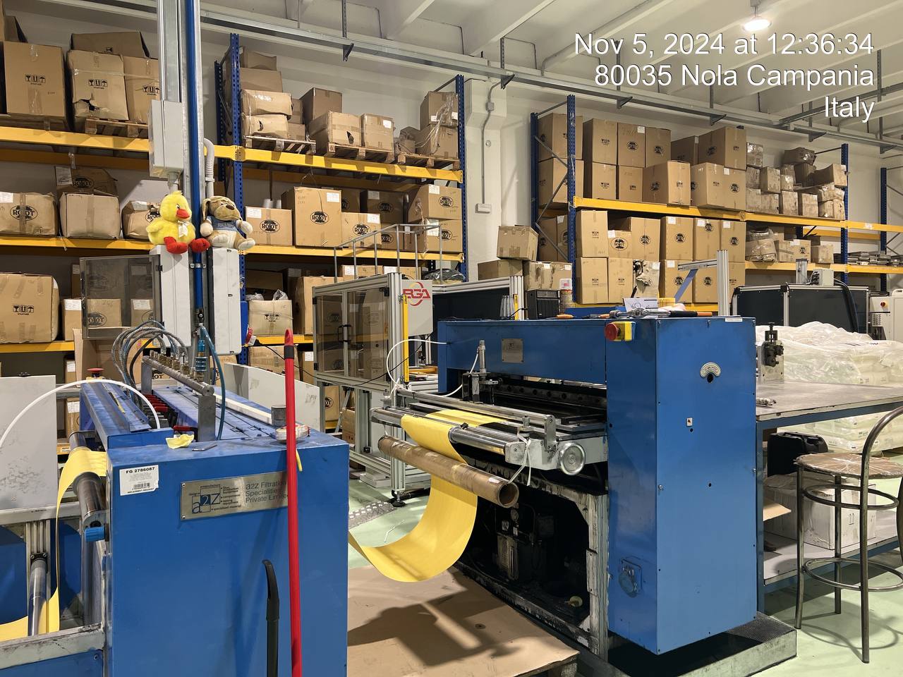 Manufacturing equipment.