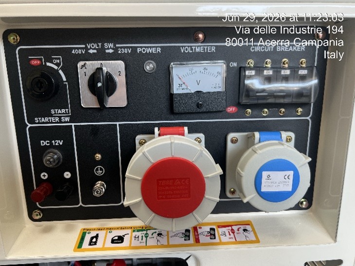Control panel.