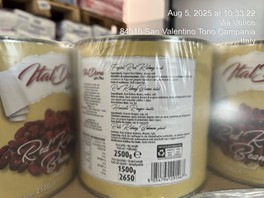 Product label.