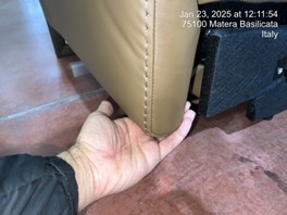 Armrest detail.